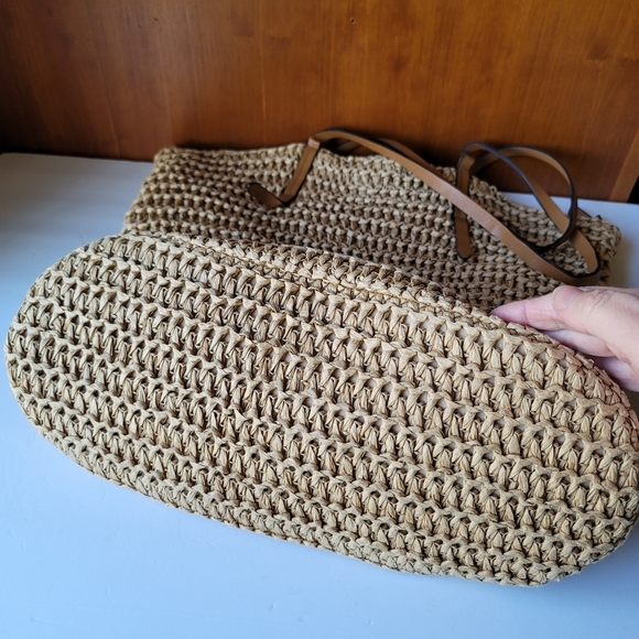H&M Bags Hm Straw Tote Bag Beach Summer Poshmark